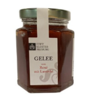 Gelee vom Rosé mit Lavendel