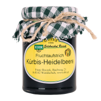 Fruchtaufstrich Kürbis-Heidelbeere