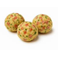 Tirolerknödel – 3 Stück | Herzhaft gebacken mit Speckwürfeln