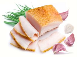Knoblauch Lardo vom BIO-Mangalitza