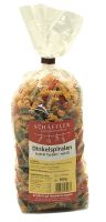 Dinkelspiralen in drei Farben