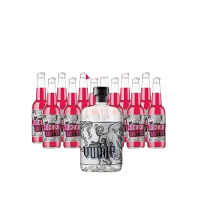 12x Zuckerwatte 0,33l & 1x Vodka 0,5l Paket