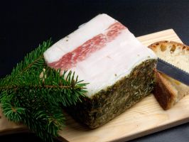 Kräuter Lardo vom BIO-Mangalitza