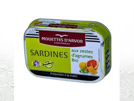 Sardinen mit Zitrusfrüchten