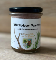 Wildleber Pastete mit Preiselbeeren