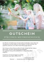 Gutschein für ein Mietbienenvolk