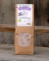 Bio-Nackthaferporridge mit Heidelbeeren