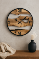 Runde Wanduhr