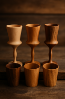 6-teiliges Set -  Handgemachte Liqueur- & Schnapsgläser 