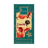 Premium weiße Schokolade - "DANKE!" 95g