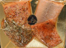 heissgeräuchert -Forellen- und Saiblingfilet Mix Variationen