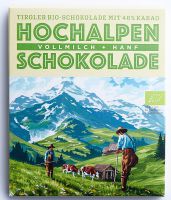 Hochalpen Vollmilch + Hanf Schokolade