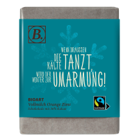 B. Schoko Vollmilch Orange-Zimt - Fairtrade