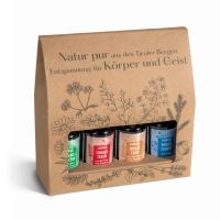 Geschenkeset Saunaöl Jahreszeiten 4x30ml