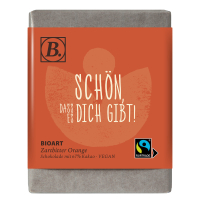 B. Schoko Zartbitter Orange, Fairtrade