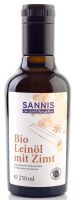 SANNIS Bio-Leinöl mit Zimt "extra nativ"
