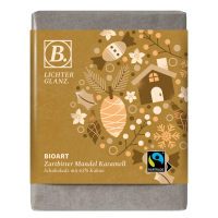 B. Schoko Weihnachten “Lichterglanz” Zartb. Mandel Karamell