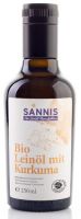 SANNIS Bio-Leinöl mit Kurkuma