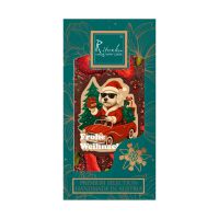 Premium Milchschokolade Sir Bobby the dog - Weihnachtsmann