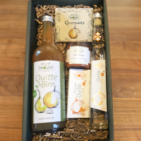 Bio Quittenpackerl mit Edelbrand