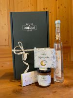 Weihnachtsgeschenks Idee Bio Quitte mit Geist