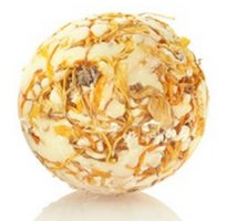 Schafmilch Badekugel-Ringelblume 4cm/50g - 1 Stück