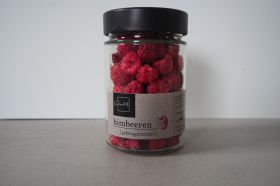 Gefriergetrocknete Himbeeren