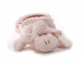 Zirben/Lavendel Sleepy Plüschschaf weiß