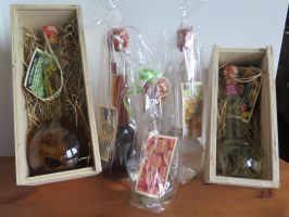 Lindenblütenlikör in der Geschenkflasche