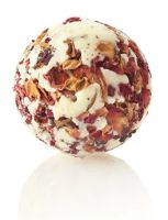 Schafmilch Badekugel-Rose 4cm/50g – 1 Stück