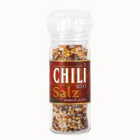 Chili Salz Keramikmühle von <i>Baron de Sel</i> 🌶️