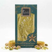 Premium weiße Schokolade - Pistazien, Knafeh, Salz 95g