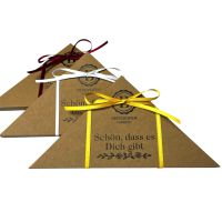 "Schön, dass es Dich gibt" Schokolade Dreieck 50g