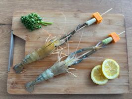 Riesengarnelen (Macrobrachium rosenbergii)