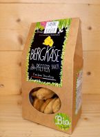 Bio-Bergkäse Snack mit Pfeffer