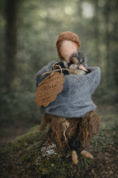 Bergseele "MARA" – liebevolle Filzpuppe mit Kind