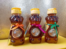 Honigbär mit praktischem Verschluss