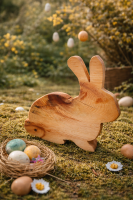 Holz Osterhase handgemacht – natürliche Osterdeko