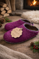 Filzpatschen Rosa Gr. 37