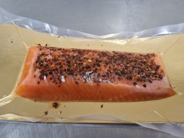 kaltgeräucherte Lachsforelle