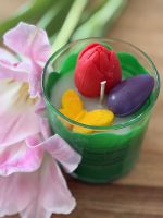 Kerze Frühlingsgefühl