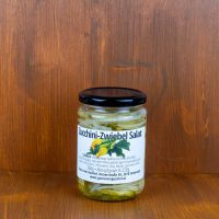 Zucchini-Zwiebel Salat