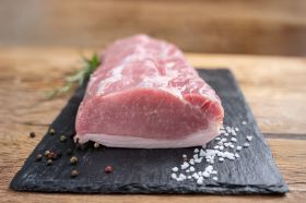 Bio-Sonnenschwein Karree ausgelöst ohne Knochen, ca. 500g
