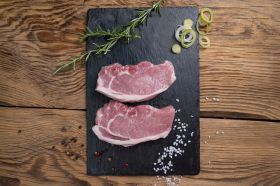 Bio-Sonnenschwein Karree Steaks, 2 Stück