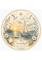 Oceanlight - 7er Set Teelichter in Wabenkarton