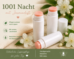 Premium Sortenlippenbalsam - 1001 Nacht 7g - mit Jasminduft