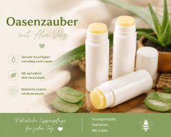 Premium Sortenlippenbalsam - Oasenzauber 7g - mit Aloe Vera