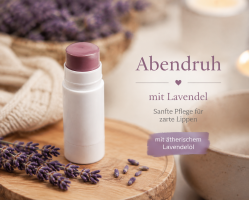 Premium Sortenlippenbalsam - Abendruh 7g - mit Lavendel