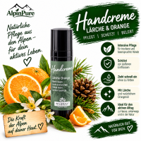 AlpinPure – Handcreme Lärche & Orange
