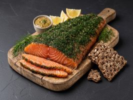 Irischer Wildwasserlachs "Superior" graved 500 g ganz